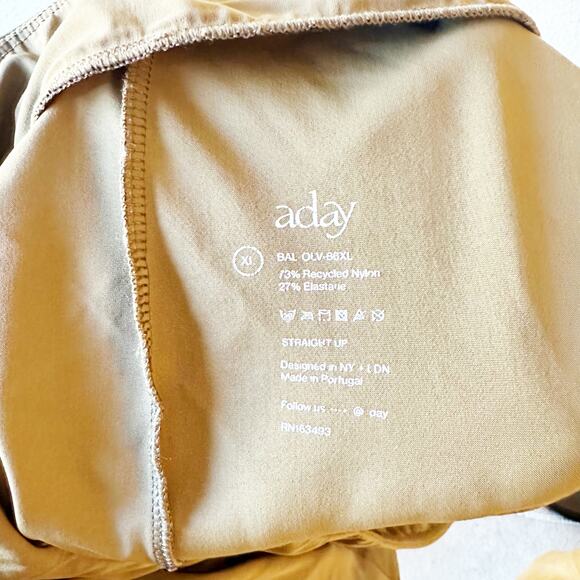 Aday Straight Up Dress Pants in Olive Green sz XL - Picture 9 of 9